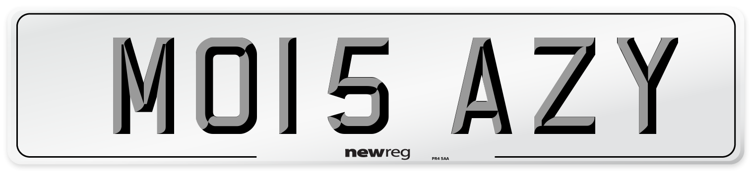 MO15 AZY Number Plate from New Reg